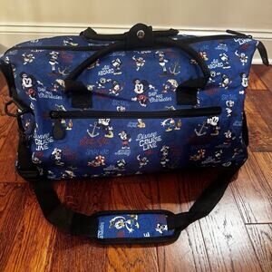 Disney Cruise Line DCL Mickey Minnie Duffle Bag Nautical Travel Tote Suitcase